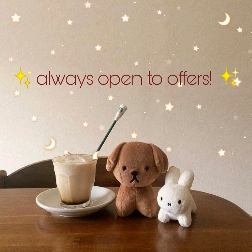 always open to offers!